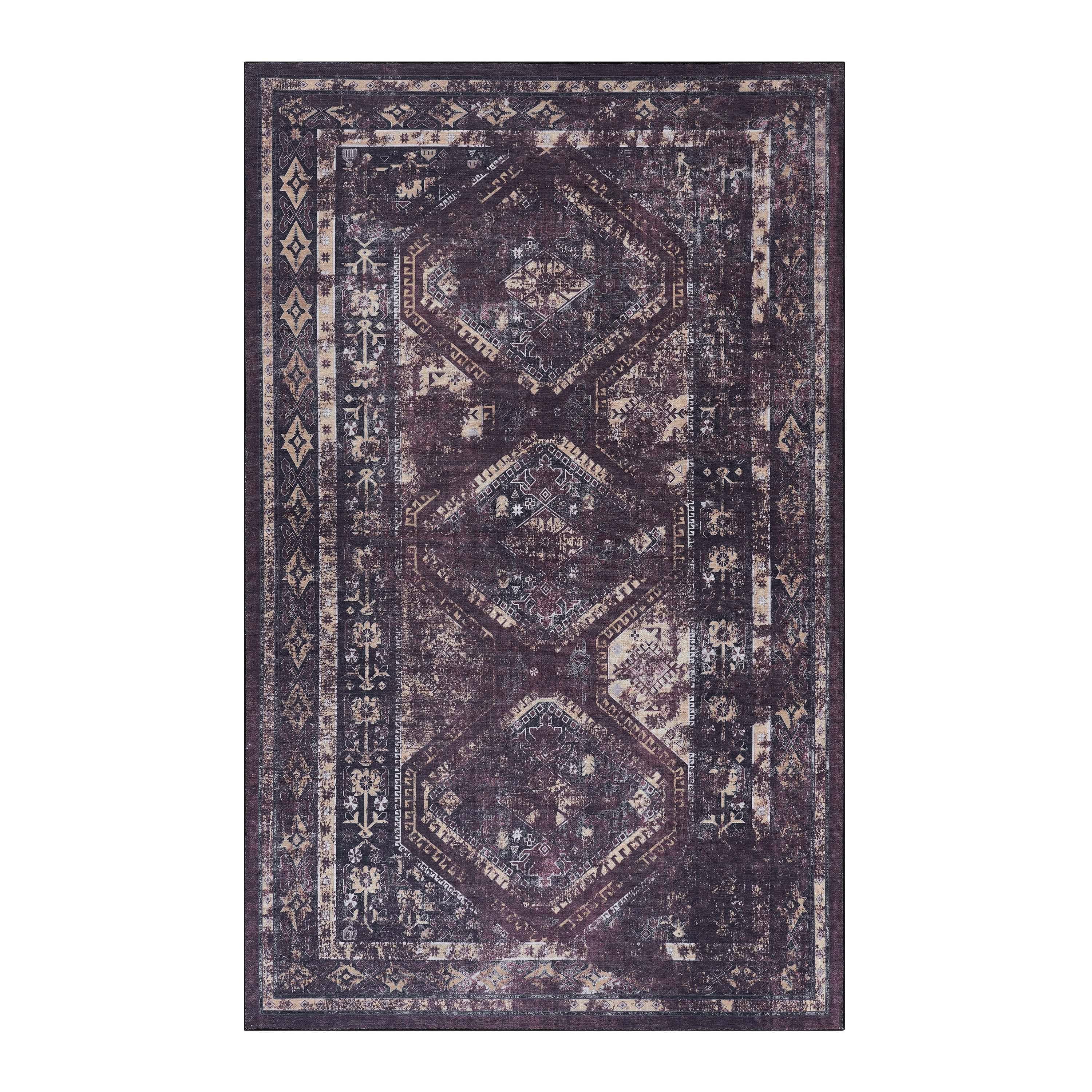 Overhead view of the washable rug pattern